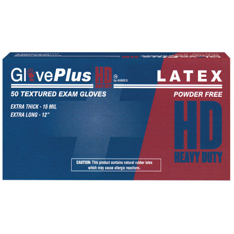 GlovePlus® Heavy Duty Latex Gloves